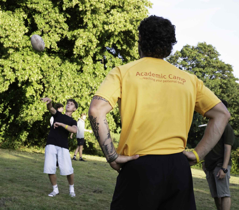 Sport with Academic Summer. On the field