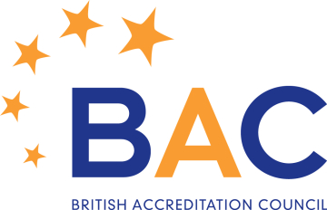 BAC accreditation logo. Academic Summer is accredited by British Accreditation Council