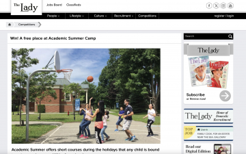 The Lady Academic Summer Competition