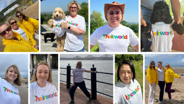 Academic Summer team charity event theirworld
