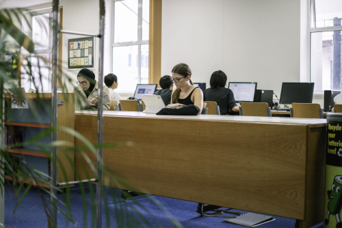 Library at Sidcot School